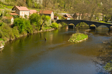Gorges de Chouvigny, River Sioule, Auvergne, France