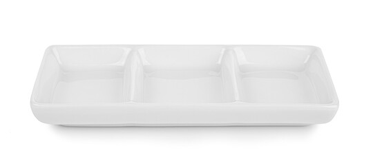 white plate isolated on white background