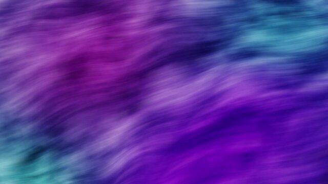 Background waves are purple and blue.