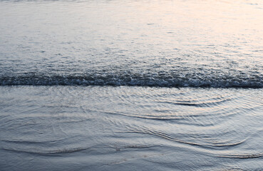 calm waves on the beach