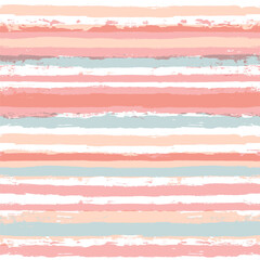 Pink striped pattern, watercolor girly stripe seamless background, pastel color brush strokes. vector grunge stripes, spring abstract paintbrush line backdrop