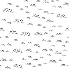 Vector monochrome geometric background. black and white pattern from geometric elements. Repeating parts of the pattern.