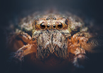 Closeup of a Huntsman Spider