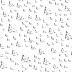 Vector monochrome geometric background. black and white pattern from geometric elements. Repeating parts of the pattern.