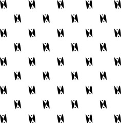 Vector monochrome geometric background. black and white pattern from geometric elements. Repeating parts of the pattern.