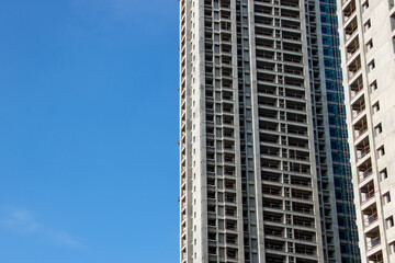 Fototapeta premium High rise buildings under construction.