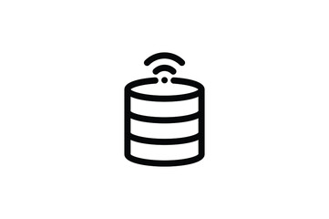 Big Data Icon - Online Database