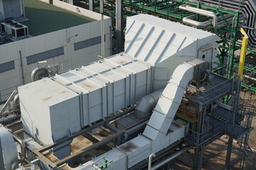 Inlet duct between the filter house and the Inlet Guide Vane (IGV’s) of gas turbine at power plant