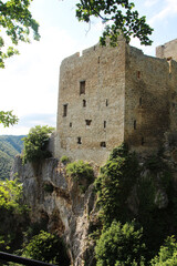 Fototapeta na wymiar Reussenstein Castle ruins in Baden-Wuerttemberg, German