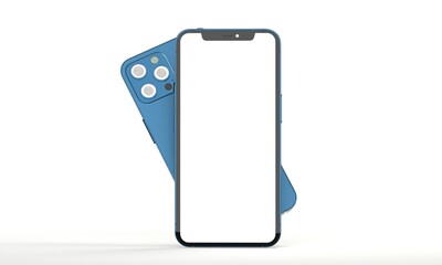 modern mobile smartphone digital 3d isolated