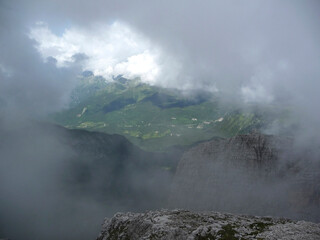 Bocchette mountain tour, Brenta, Dolomites, Italy
