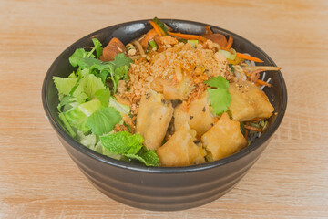 Fototapeta na wymiar Chicken wok