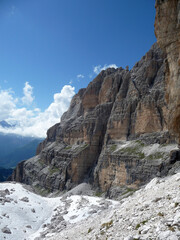 Bocchette mountain tour, Brenta, Dolomites, Italy