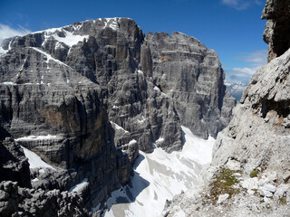 Bocchette mountain tour, Brenta, Dolomites, Italy