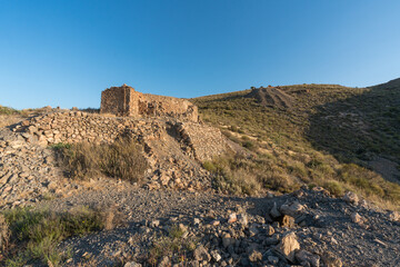 Mountainous landscape in southern Spain