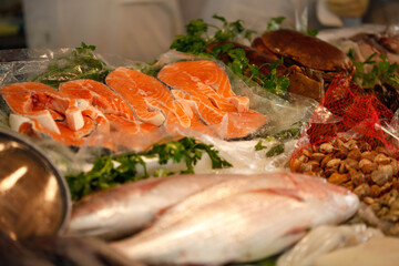 fish photography of a fishmonger
