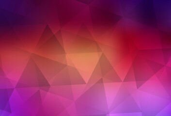 Fototapeta premium Light Pink, Yellow vector abstract polygonal template.