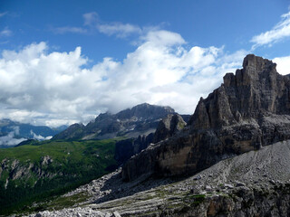 Bocchette mountain tour, Brenta, Dolomites, Italy