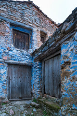 Fototapeta na wymiar Abandoned farmhouse, The Ports Natural Park, Terres de l'Ebre, Tarragona, Catalunya, Spain