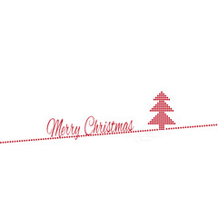 Fototapeta na wymiar Minimalist Merry christmas or happy new year background with dot christmas tree elements