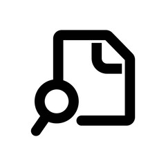 Search Icon - Vector Illustration .