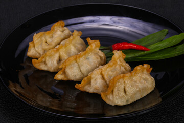 Japanese traditional cuisine Gyoza dumplings