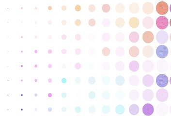 Light Blue, Yellow vector pattern with spheres.