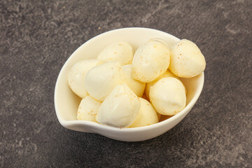 Natural tasty baby Mozarella cheese