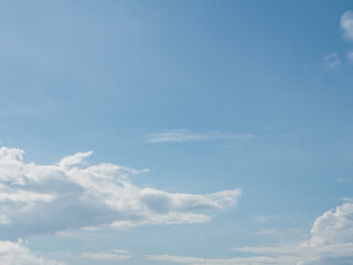 Sky and clouds in various shapes during the day