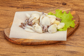Raw seafood - cuttlefish for cooking