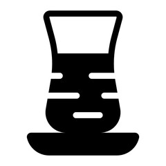 
Vector of fresh juice, solid icon 
