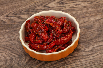 Dried tomato with olive oil