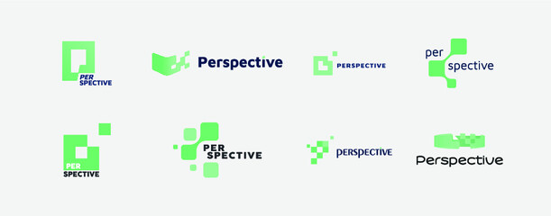 Square perspective logo