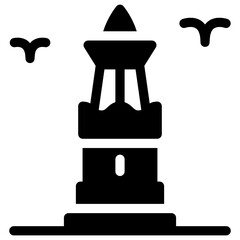 
National jakarta building vector, indonesean landmark 
