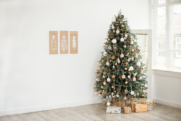 Beautiful christmas decoration. Holiday concept.