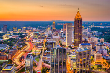 Fototapeta na wymiar Atlanta, Georgia, USA Skyline
