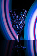 light painting vine-glass photography