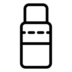 

A bottle for sauce or water, glyph icon
