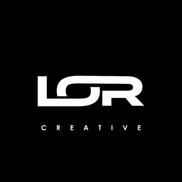LOR Letter Initial Logo Design Template Vector Illustration