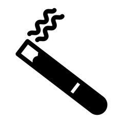 
Smoking substance, vector style of cigarette 
