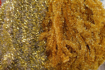 Gold tinsel