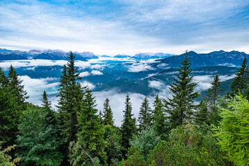 Cloudy day in the mountains, Germany
