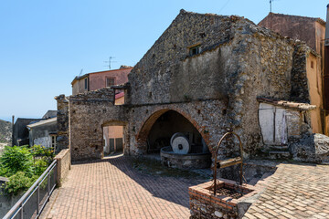 paese di Riace, Calabria, Italia