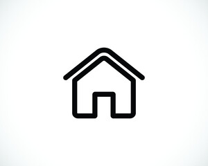 Home symbol icon vector eps 10