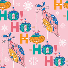 Christmas HO HO pattern 16