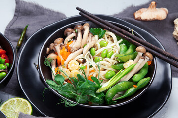 Various of Asian meals
