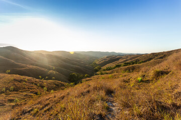 Fototapeta premium Beautiful sunset at Sumba Island