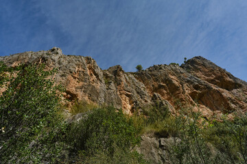 Fototapeta na wymiar type of parts of the rocky mountains