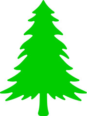 Vector illustration of the Christmas tree