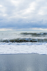 storm on the Black Sea in Sochi